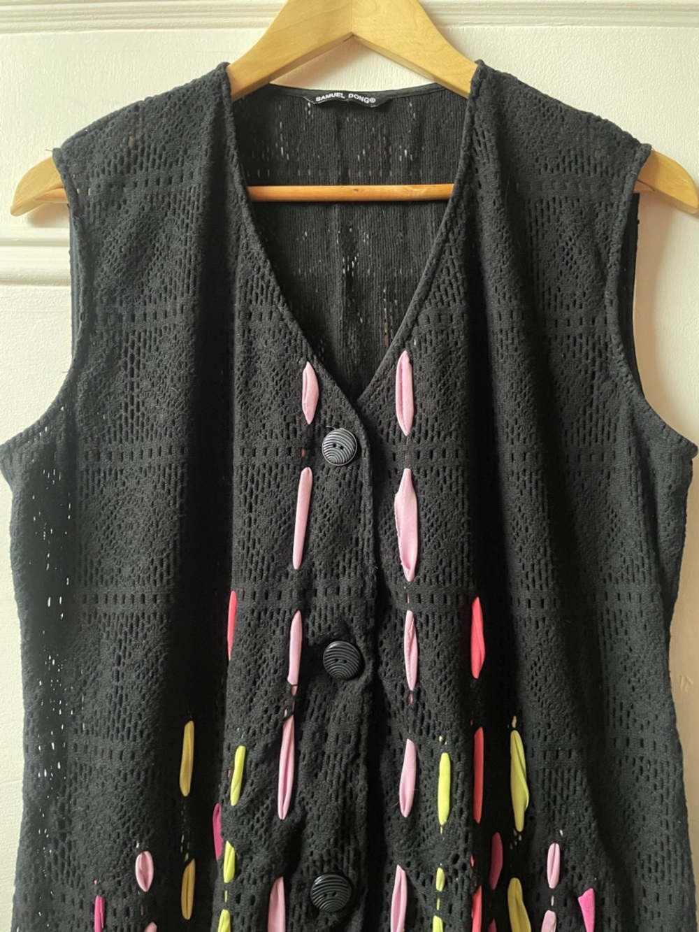 Samuel Dong Designer Vest-Size Medium - Picture 3 of 9